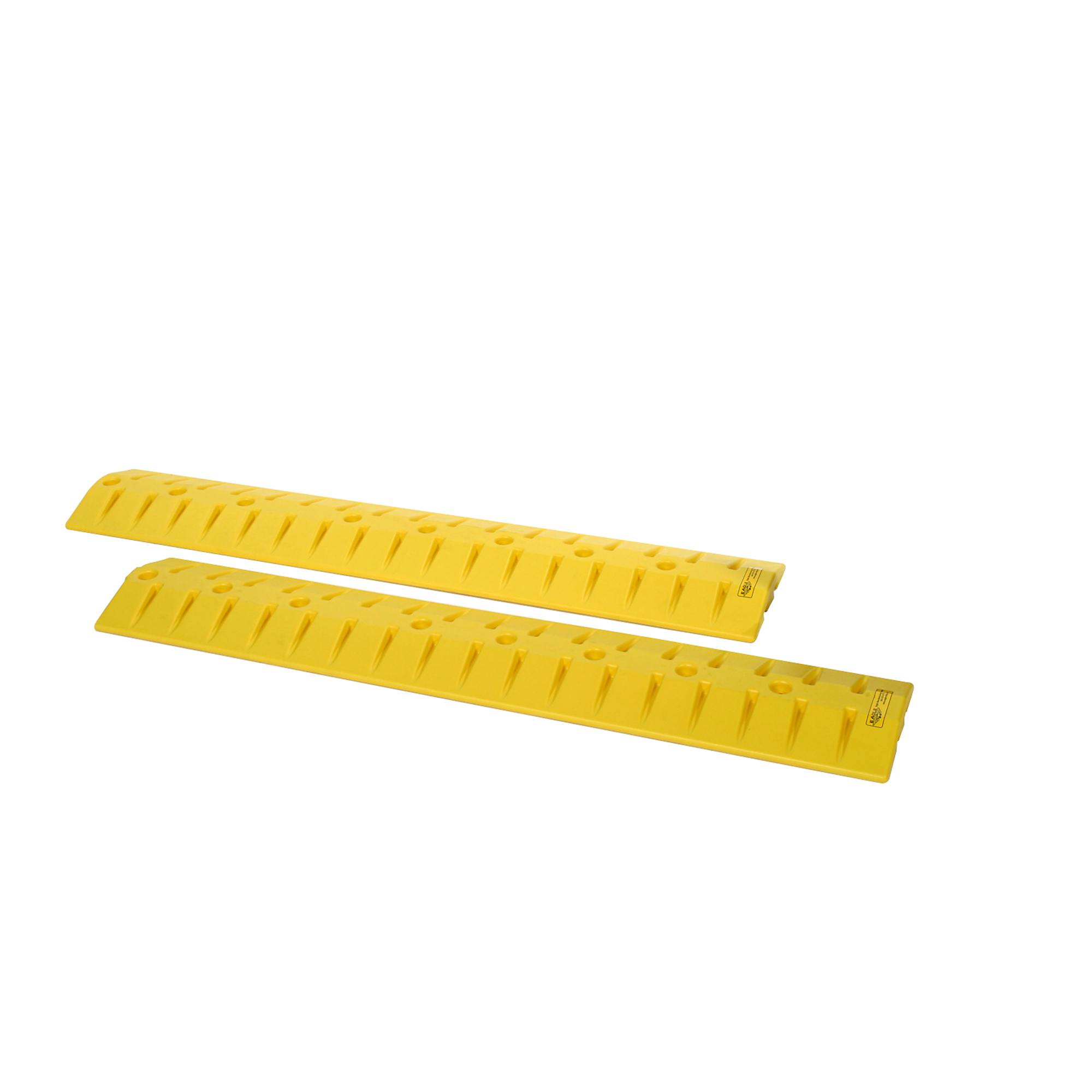 Eagle Plastic Speed Bump Cable Protector — 9ft. Length, High-Density Polyethylene, Yellow, Model# 1793